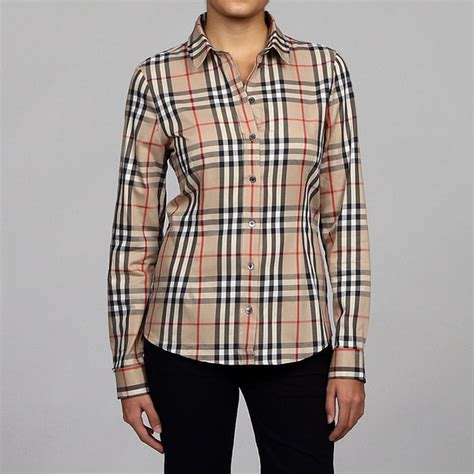 burberry blouse for women|burberry long sleeve shirt women's.